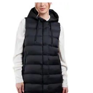 Lolë Women's Long Vest, Black, XXX-Large